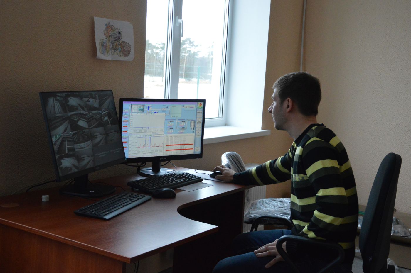 Визуализация процесса для сотрудников станции очистных сооружений